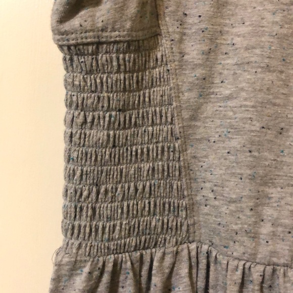ROXY Smocked Grey Sundress - Picture 3 of 7
